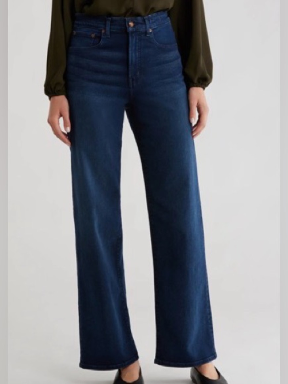 Madewell the perfect vintage wide leg jeans